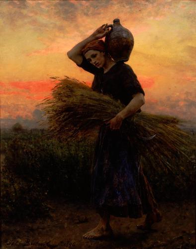 Jules Breton Dawn oil painting picture